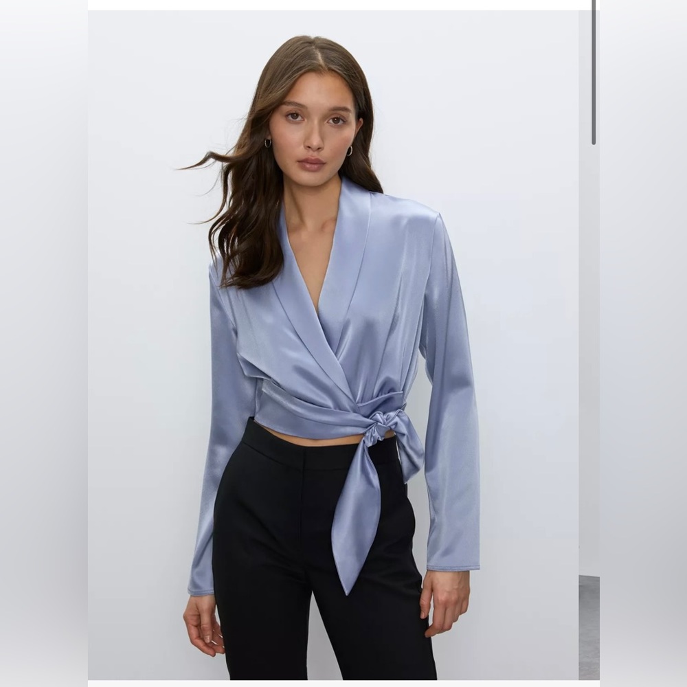 Babaton crop blouse XXS